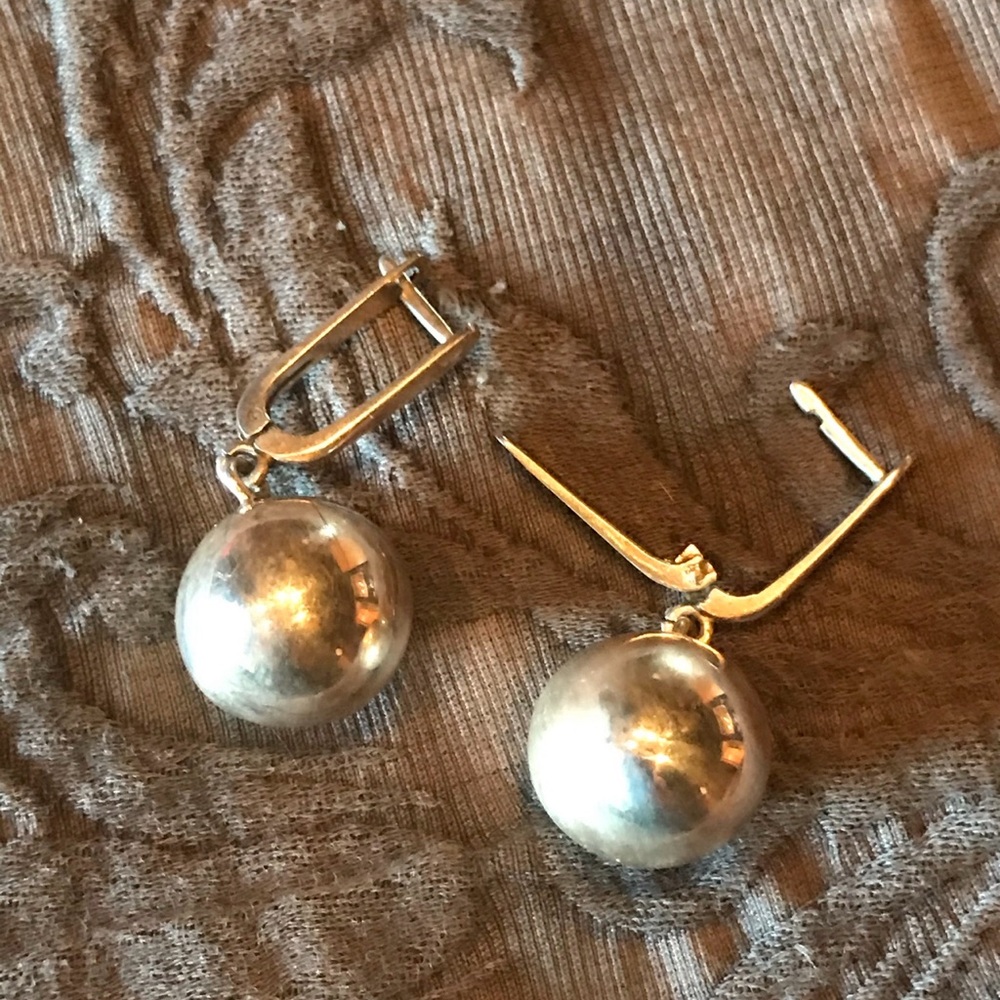 Silver  Dangle Earrings sterling